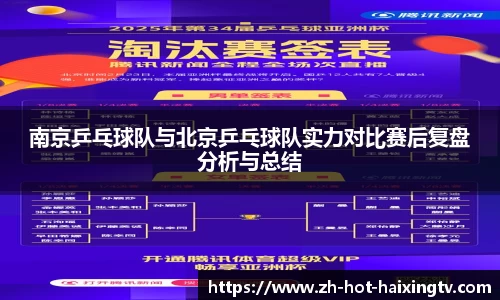 南京乒乓球队与北京乒乓球队实力对比赛后复盘分析与总结